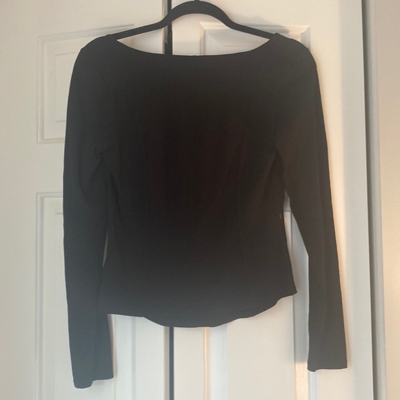 Woman’s Express lace front fitted t-shirt. Size medium. - Picture 3 of 3